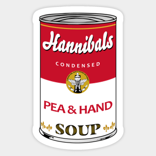Hannibal Pea & Hand Soup Sticker
